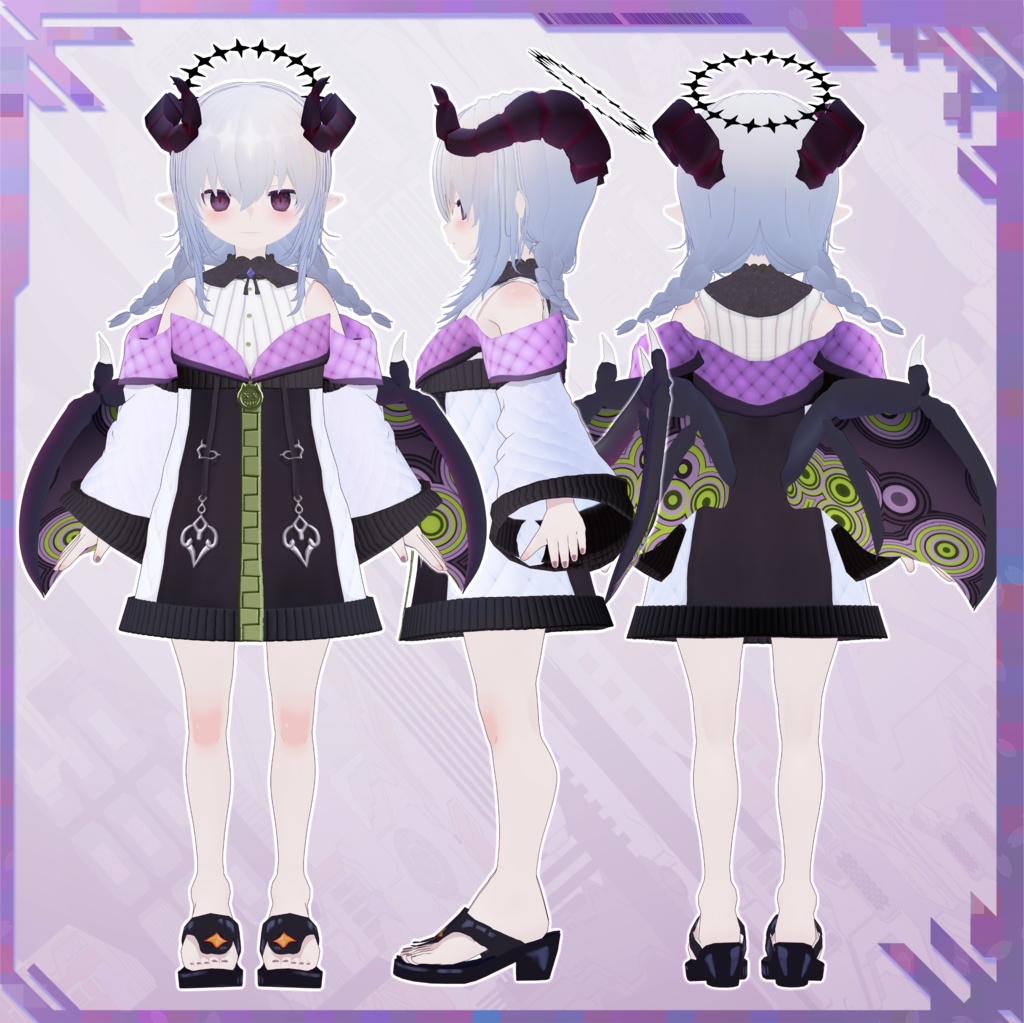 【VroidStudio】ちびデビ娘(仮称)【VRM】