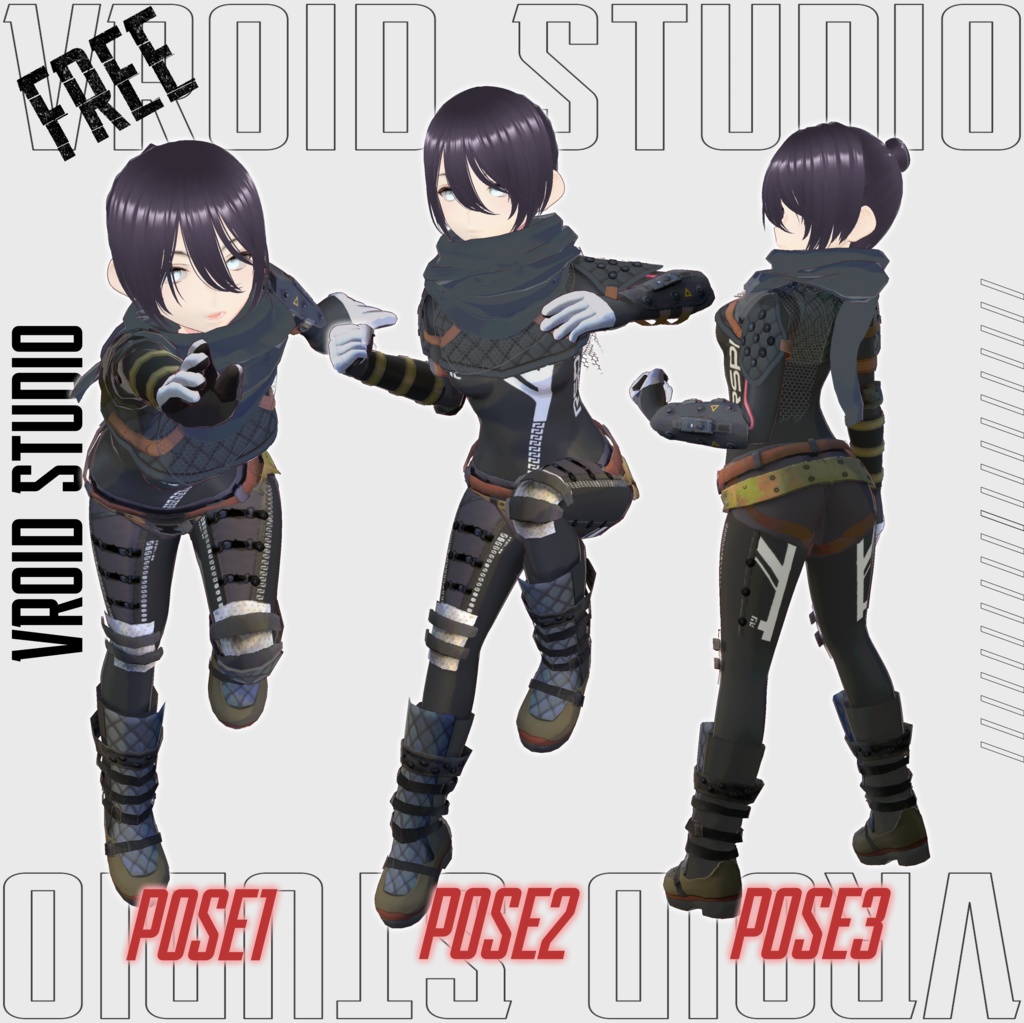 【無料/Free】5周年記念 APEX レイス衣装【VroidStudio】