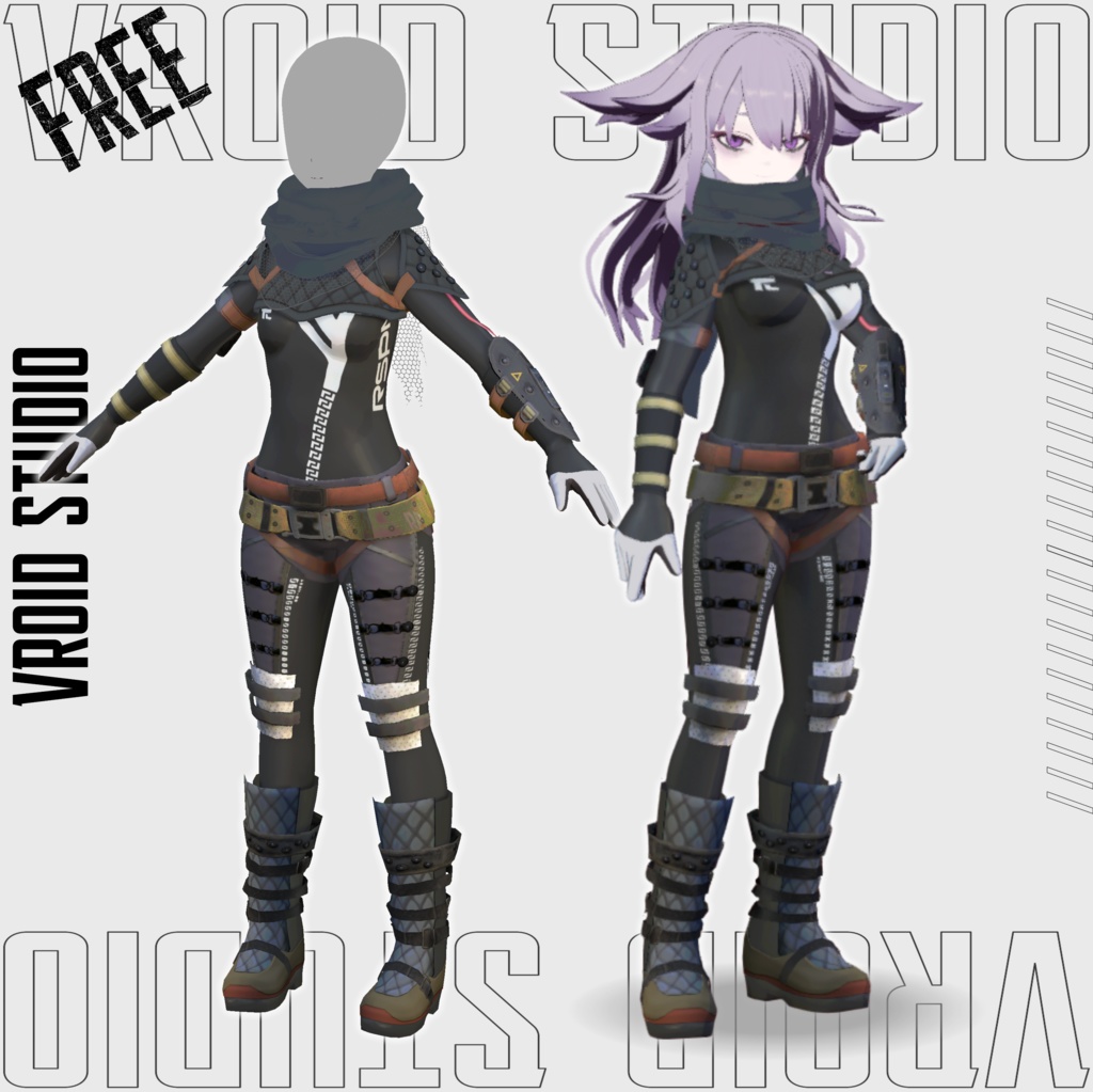 【無料/Free】5周年記念 APEX レイス衣装【VroidStudio】