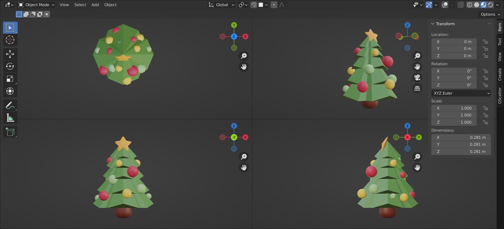 🎄/クリスマスツリー/Christmas tree/U+1F384