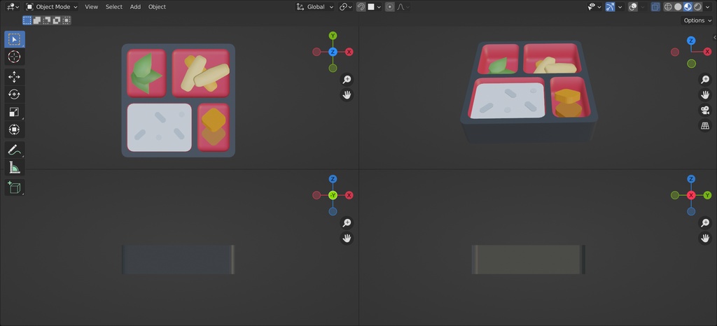 🍱/弁当箱/bento box/U+1F371