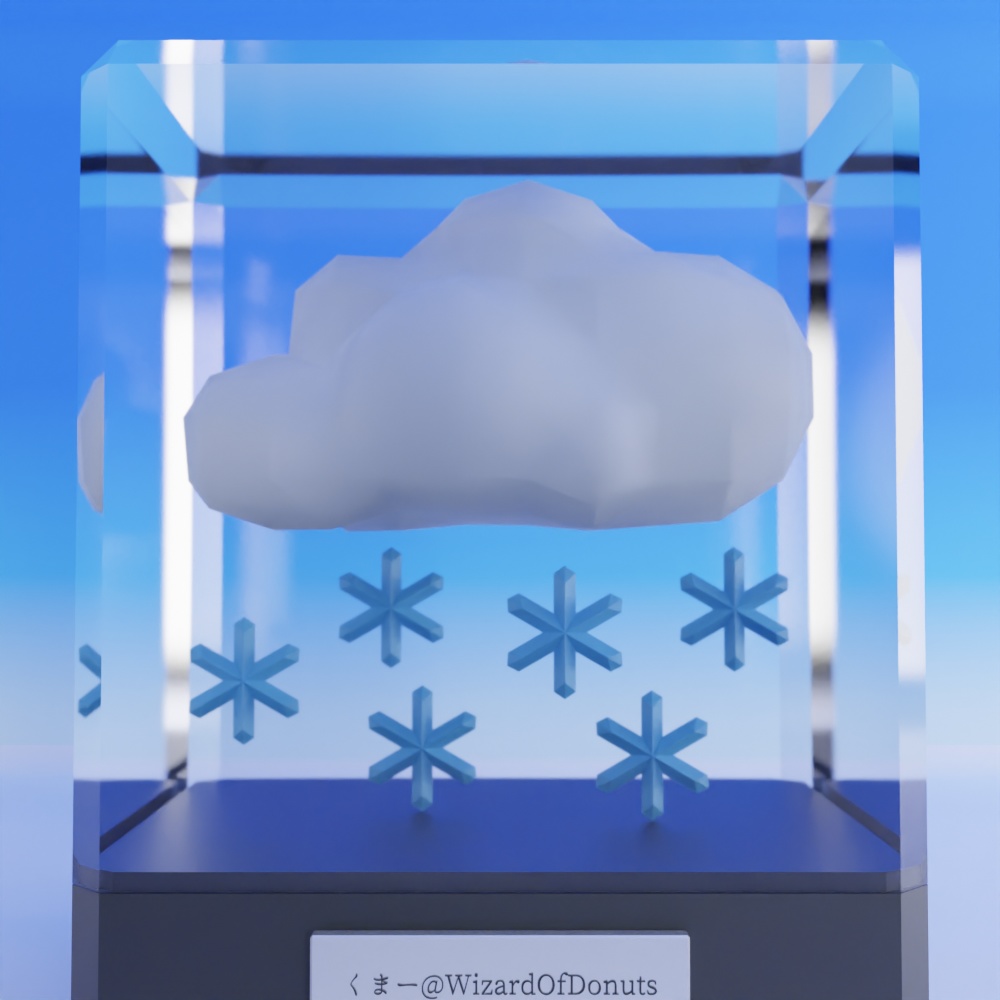 🌨️/雪雲/cloud with snow/U+1F328