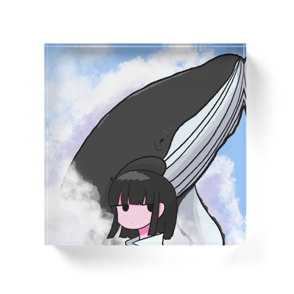 空飛泳ぐクジラ