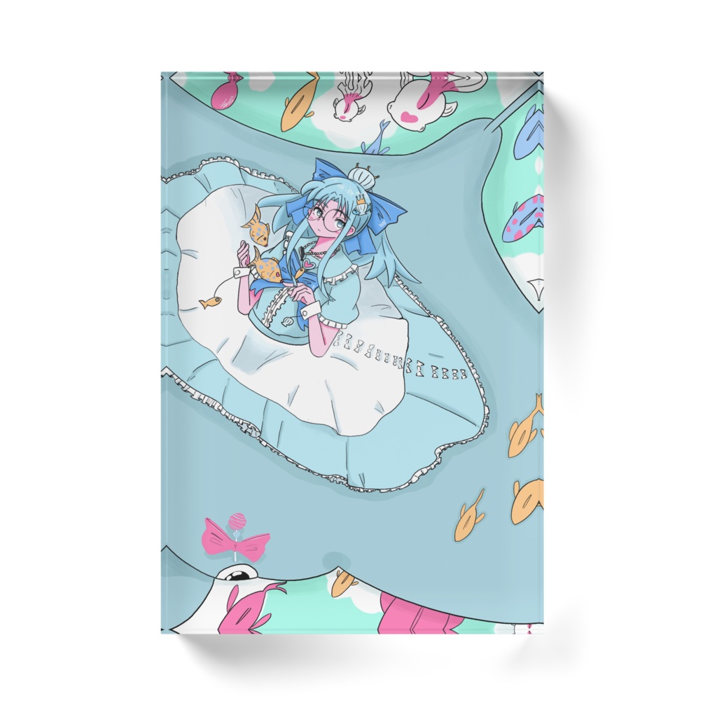 空を泳ぐマンタちゃん