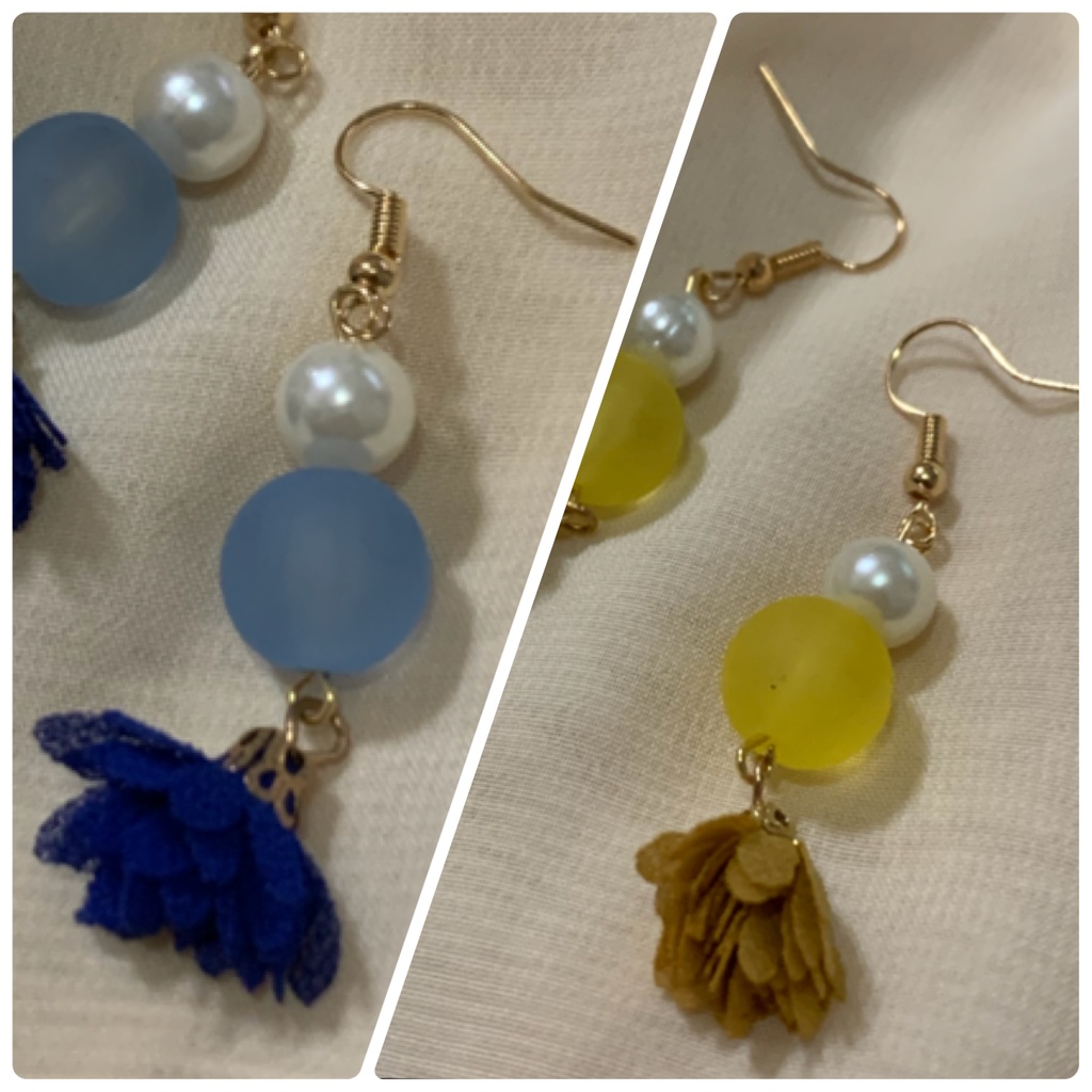 フラワーピアス