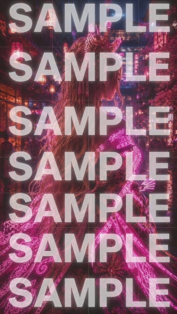 Pink Neon Kabuki