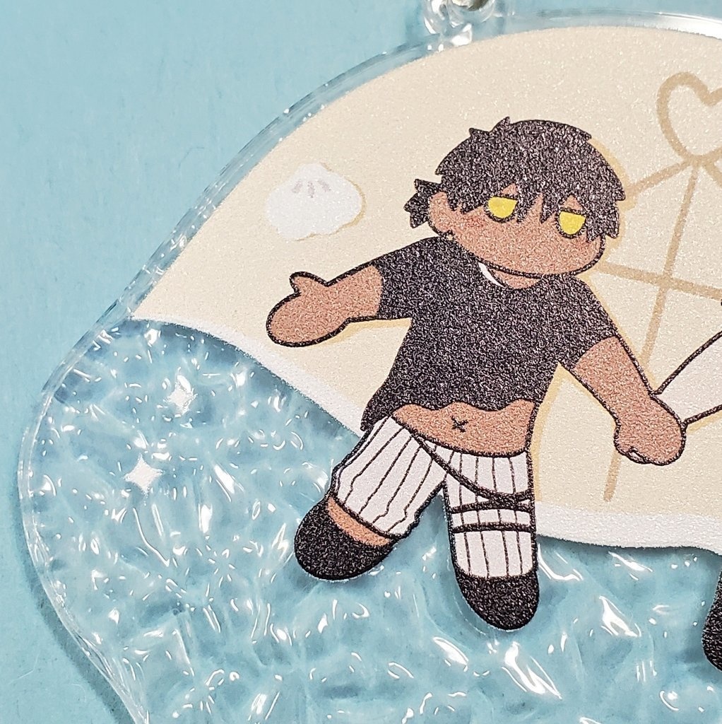 海の色をさがそうアクキー