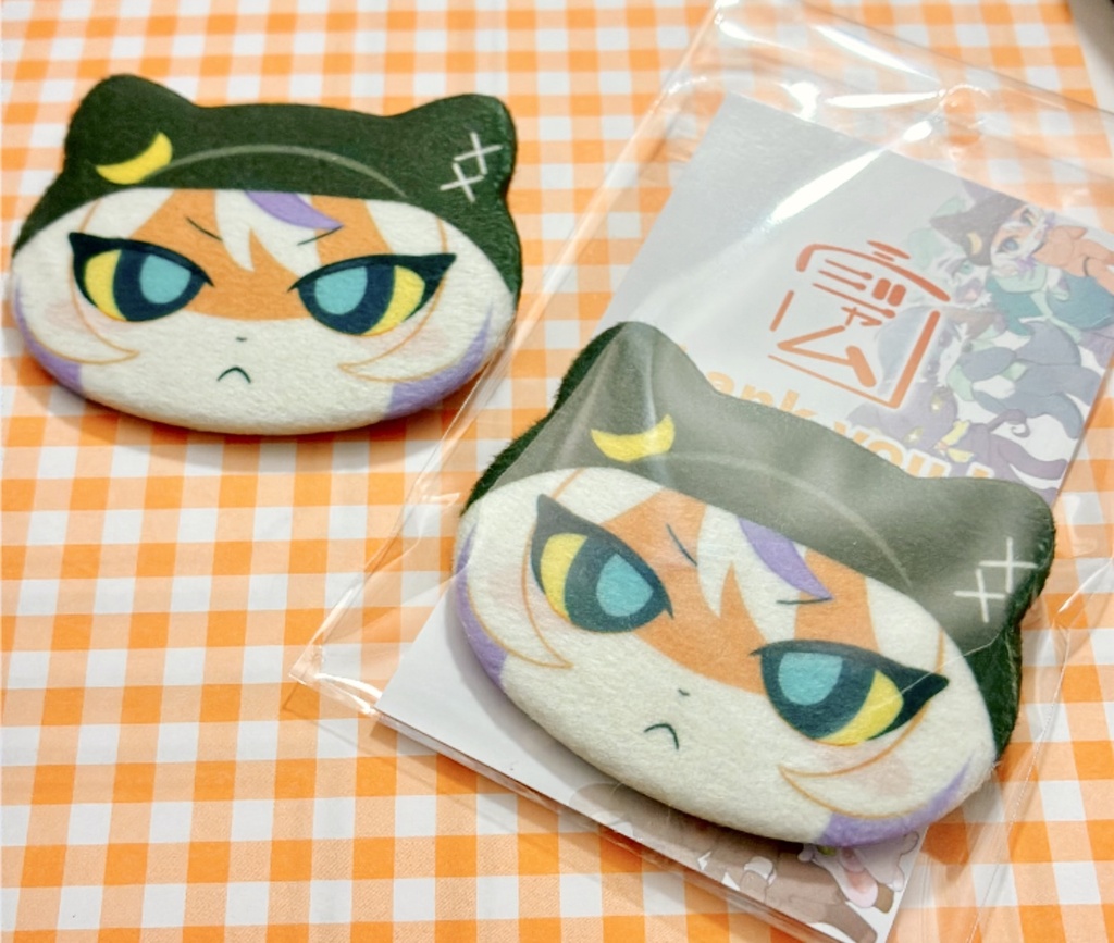 ヘリオスの布缶バッジ