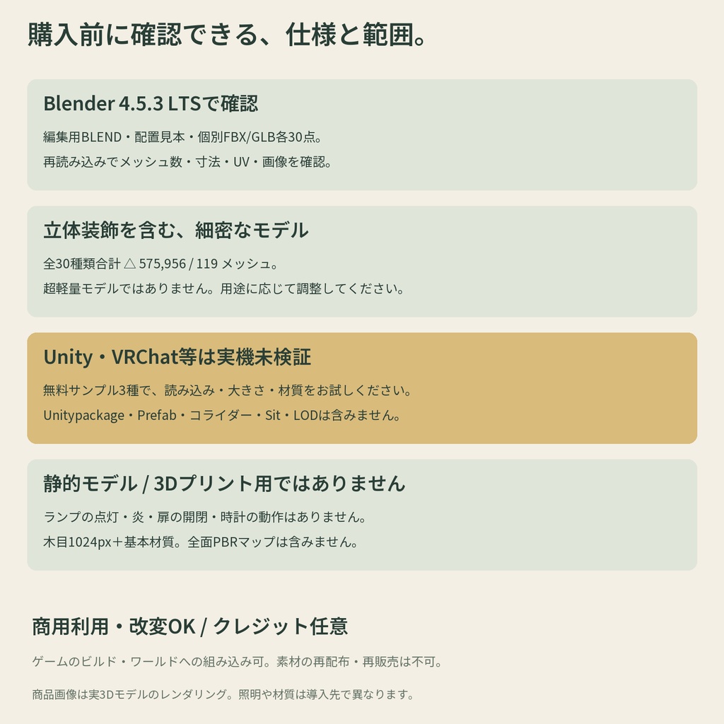 【3D素材】書斎の室内を作る家具・装飾30種|アンティーク書斎