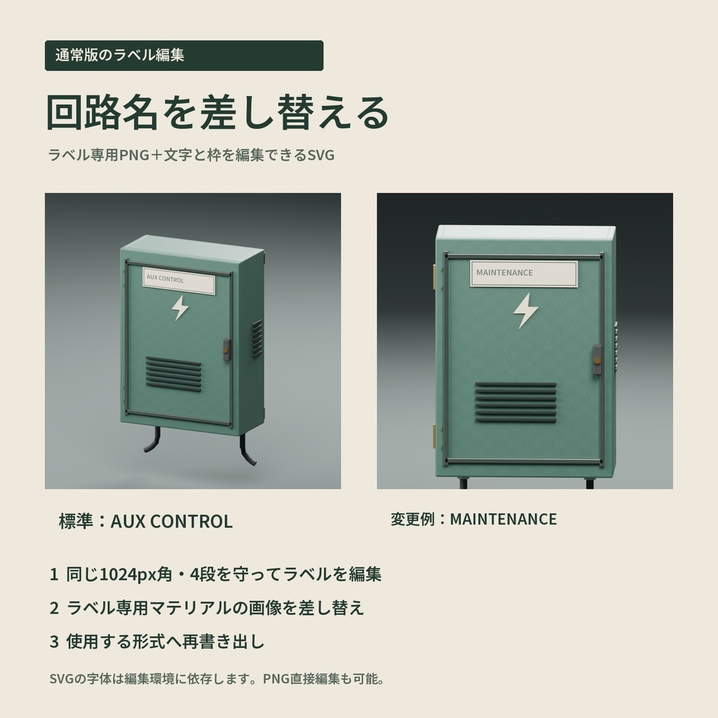 【3Dモデル・可動部品】探索ゲームに置く電源復旧の操作盤|夜更けの復旧盤