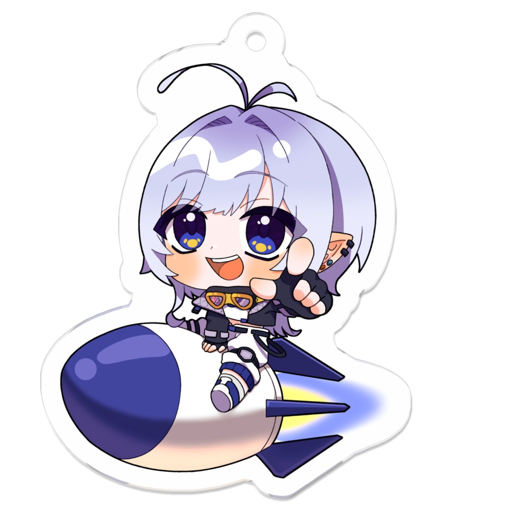 ロケットキーホルダー