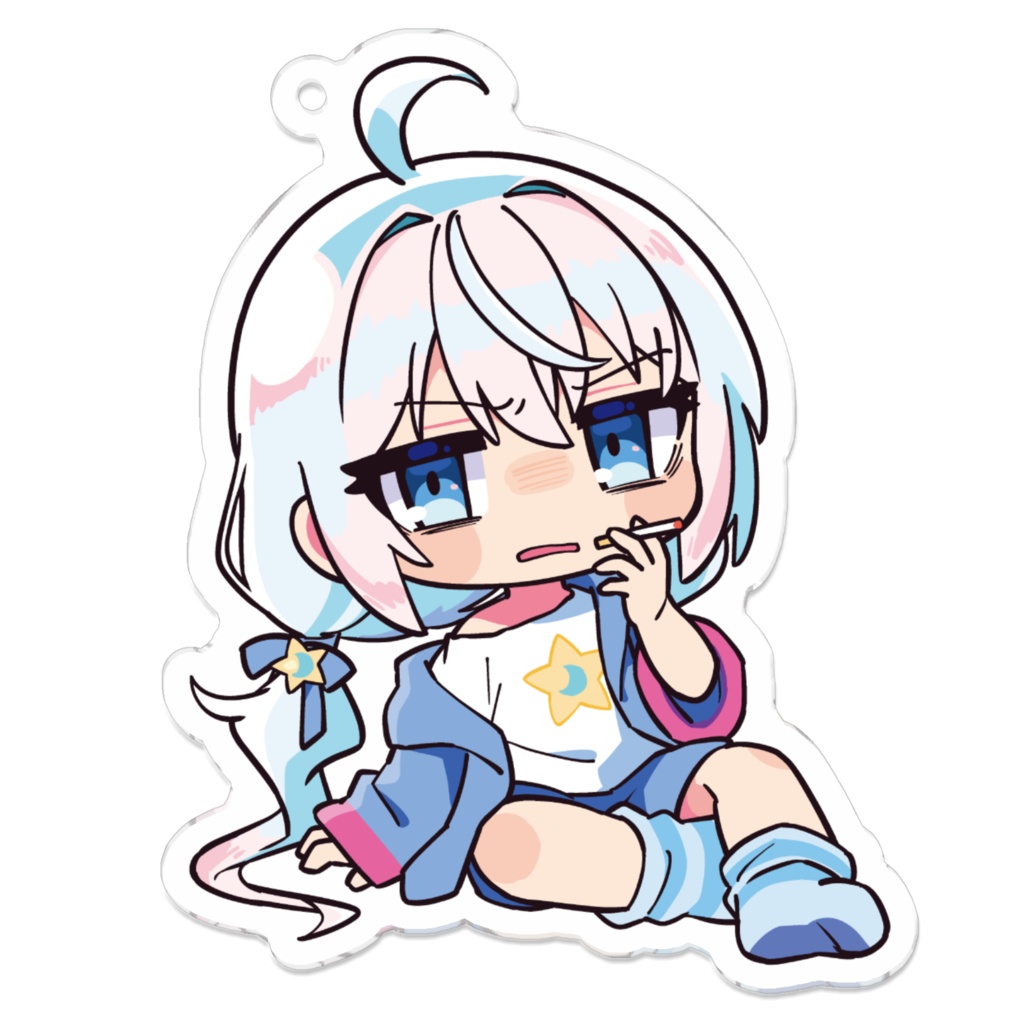 やさぐれぽぽにゃアクリルキーホルダー