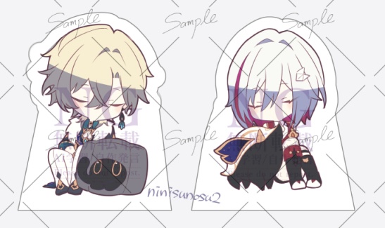 (カンパニー)アベンチュリン&トパーズ自立ミニアクスタ