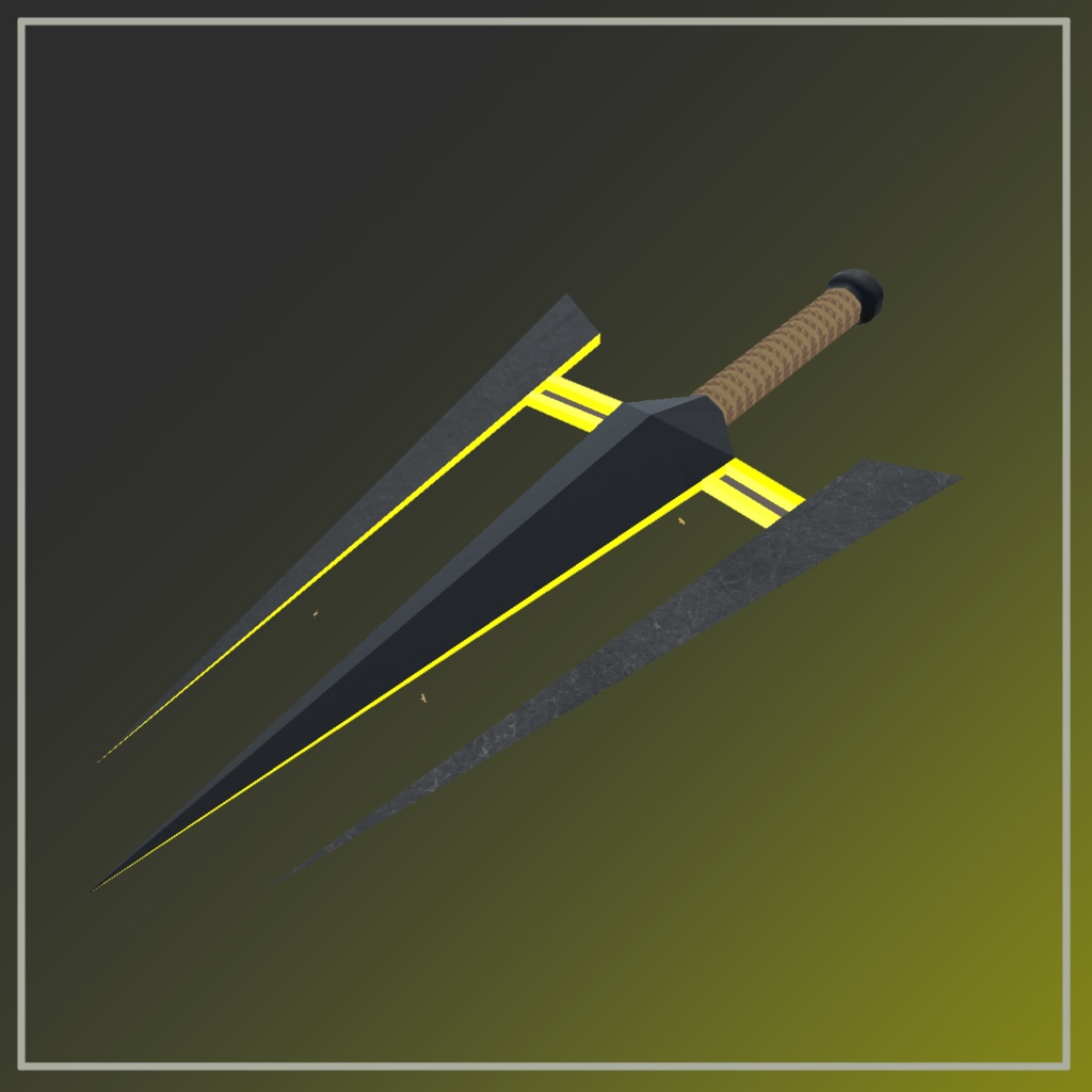 【VRChat想定】可変武器「雷野 ~Raino~」【MA対応】