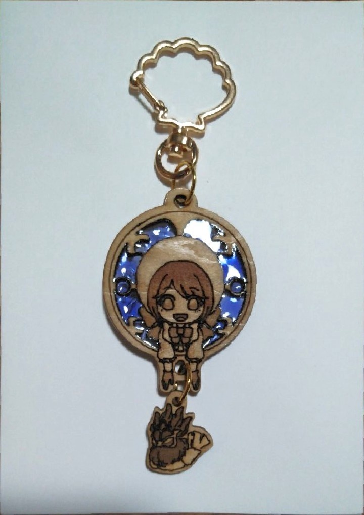 第五人格 庭師 木製キーホルダー(紫)