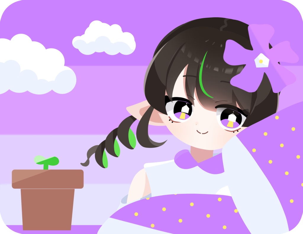 【活動半年記念】プロペラちゃんのエンディングステッカー/VTuber