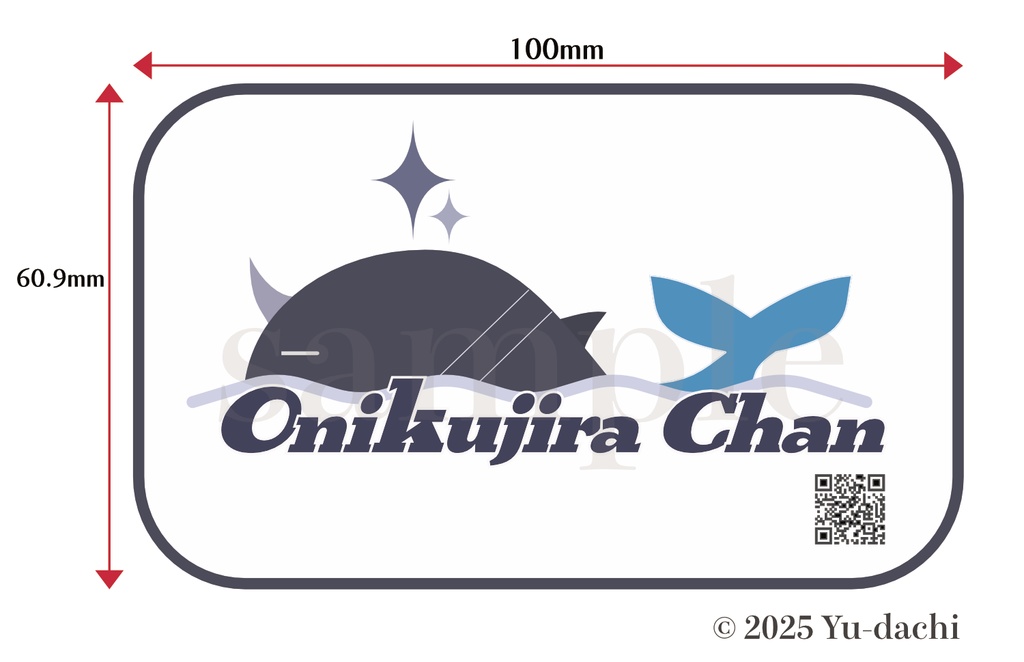 Onikujira Chan ステッカー