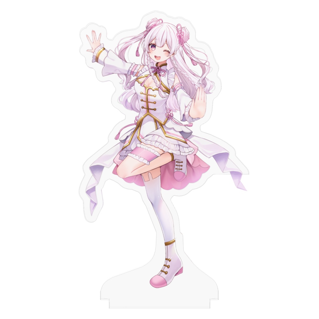 兎花白もちアクリルスタンド