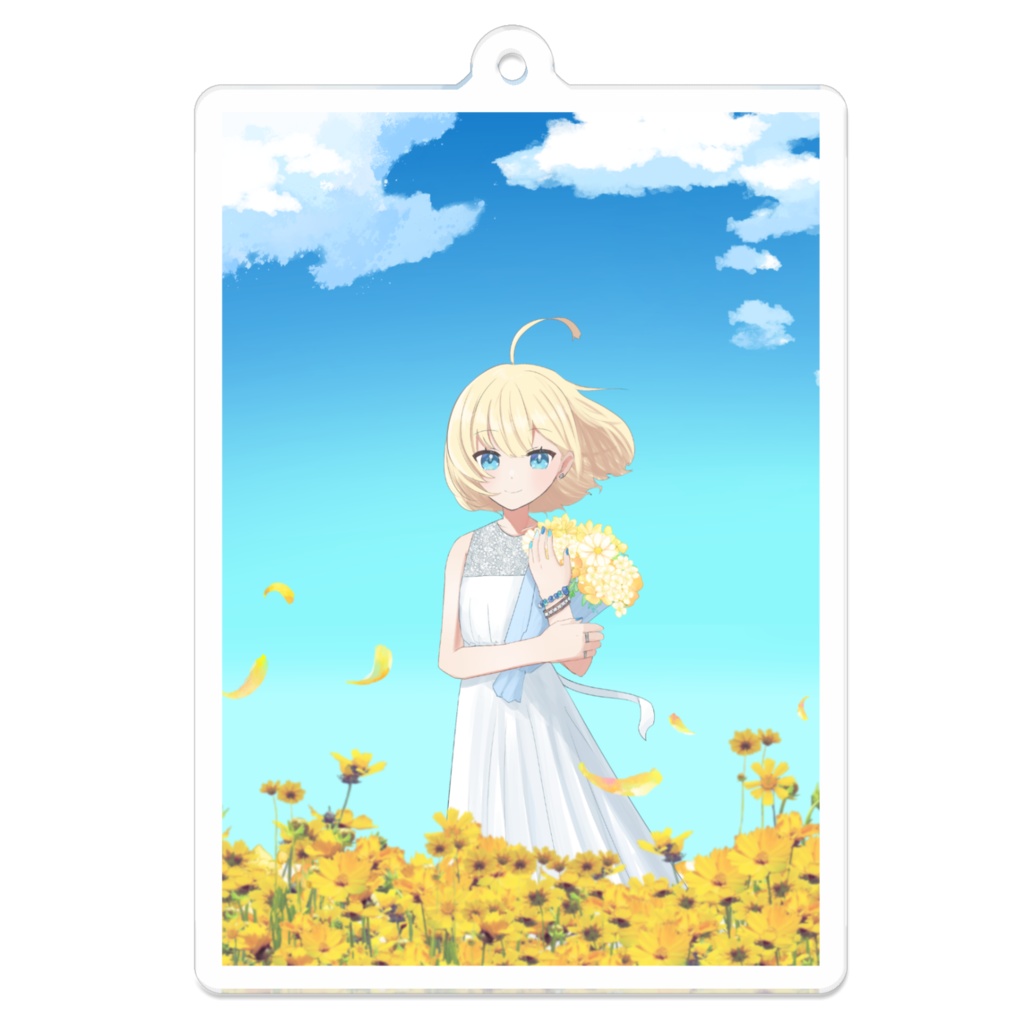 【2022夏】白ワンピ【アクキー】