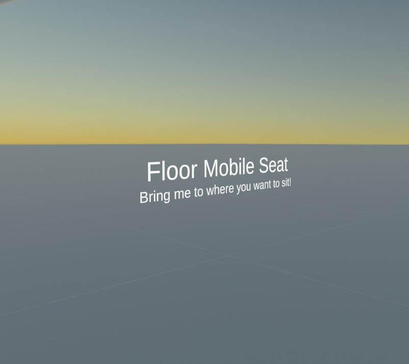 [VRChat] [SDK3] Movable Floor Seat