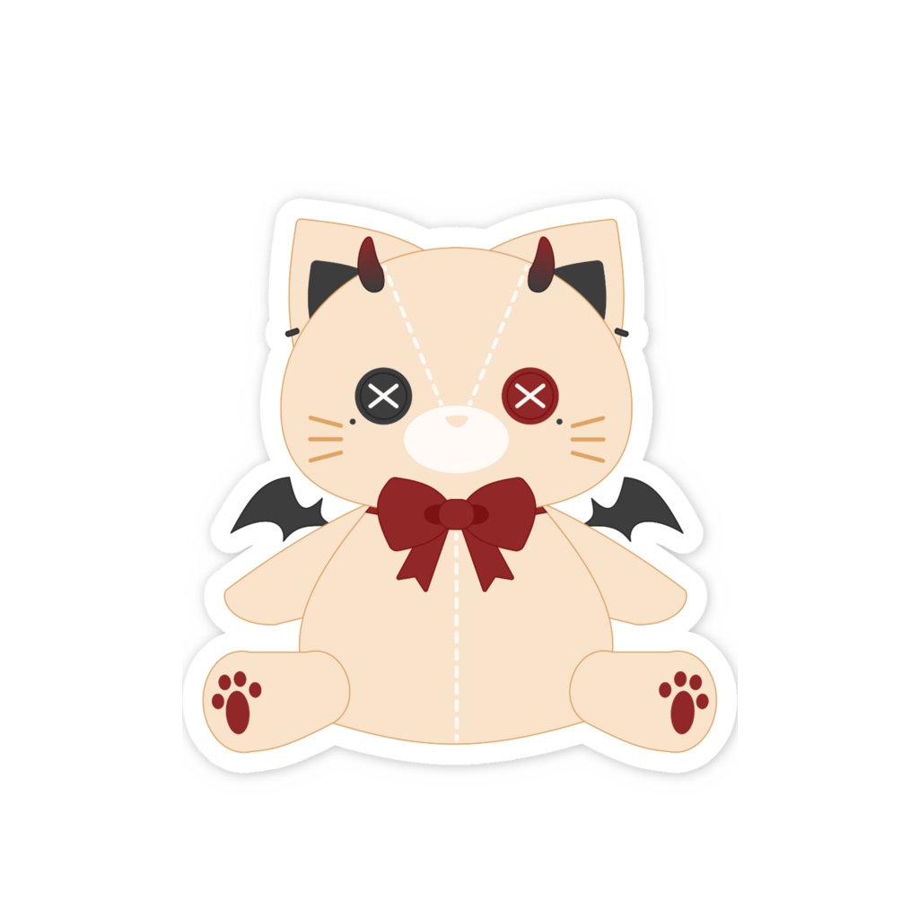 ぬいぐるみ ステッカー