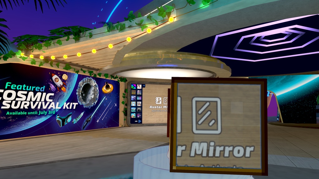 【無料】【VRC】来自mc世界的望远镜!!!!!