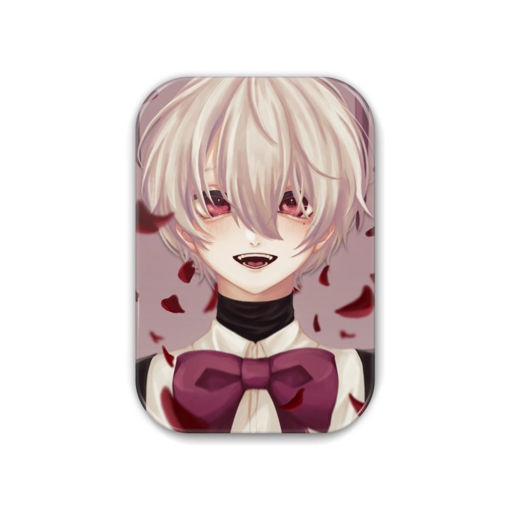 【 八雲シキ 】1周年記念グッズ-缶バッジ