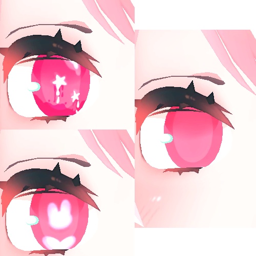 【無料】vrchat用目テクスチャ