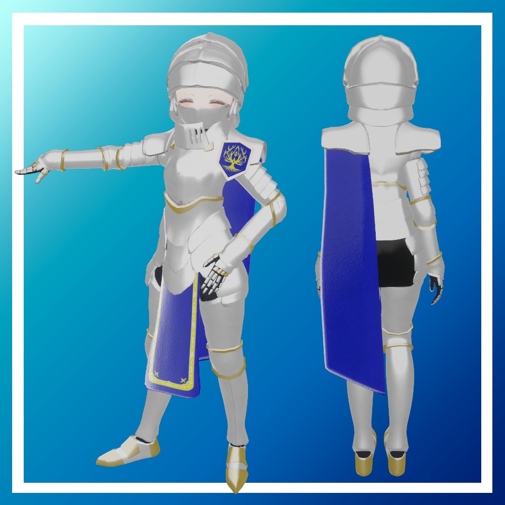 【マヌカ用】鳳樹の騎士甲冑 ~Hoju’s Knight Armor :Ladies'~