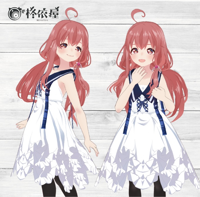 【VRoid】セーラーワンピース -Sailor Dress-
