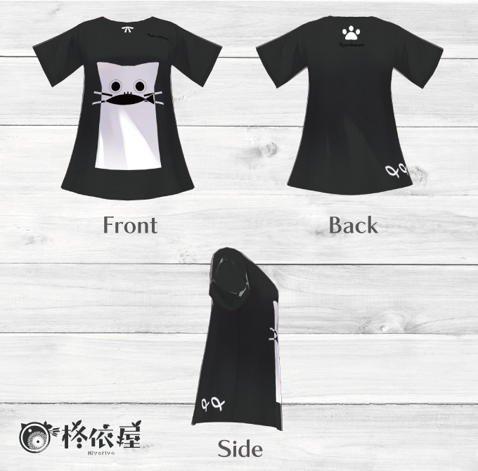 【VRoid】にゃんですのTシャツ -nyandesuno・Tshirt-
