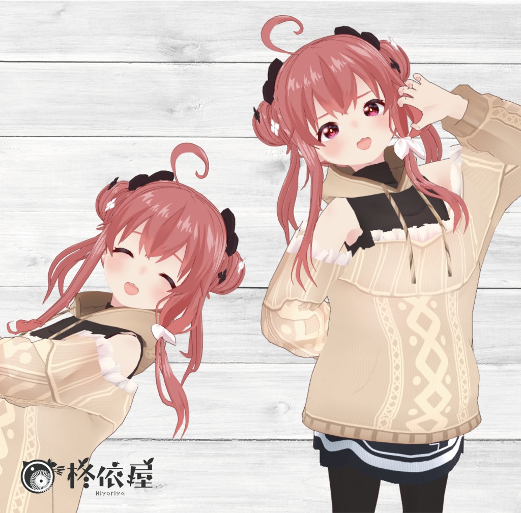 【VRoid】ニットワンピース -Nit-Dress-