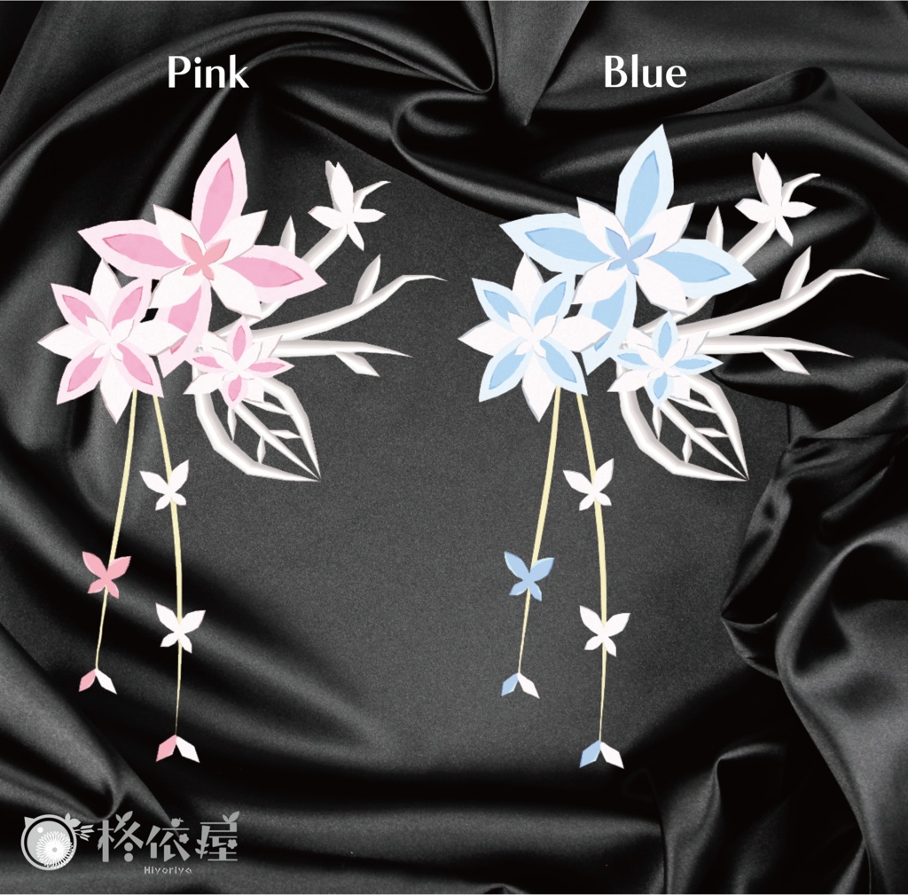 【VRoid】冬に咲く和飾り -Winter Bloom-