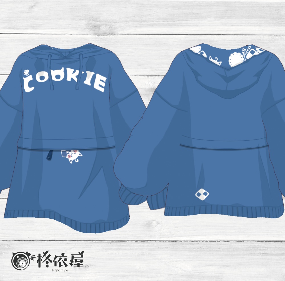 【VRoid】お菓子なスウェット(クッキー) -Cookie Pattern Sweat-