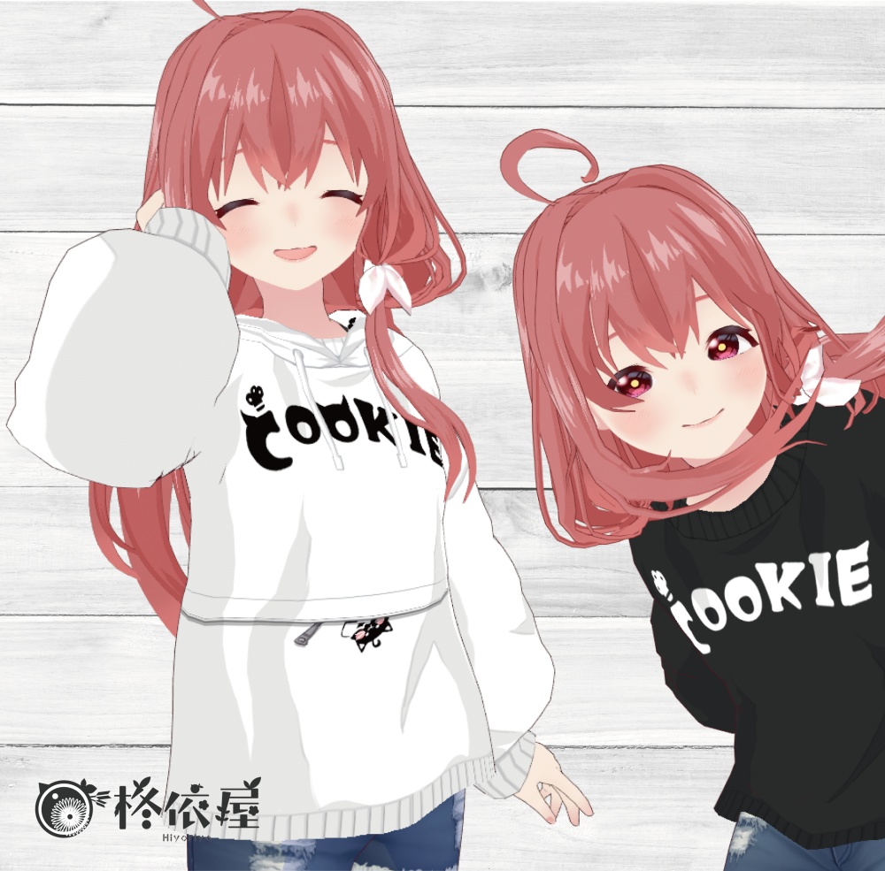 【VRoid】お菓子なスウェット(クッキー) -Cookie Pattern Sweat-