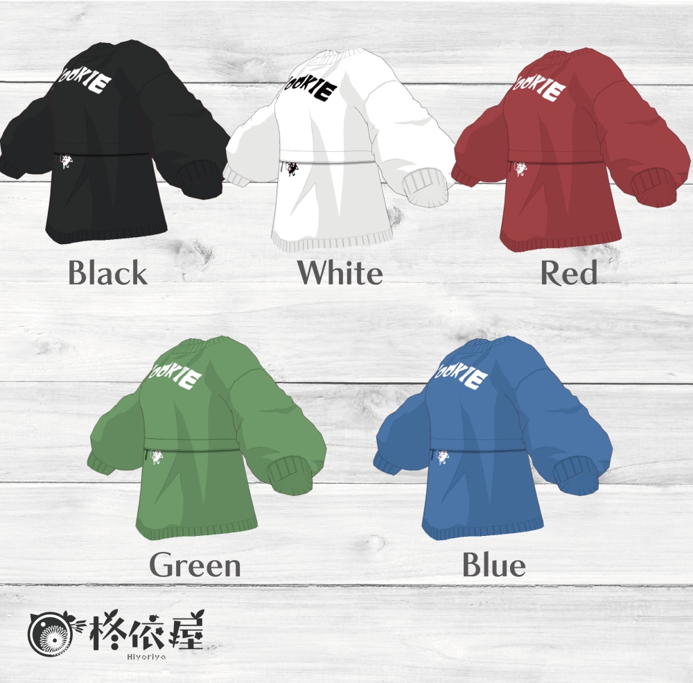 【VRoid】お菓子なスウェット(クッキー) -Cookie Pattern Sweat-