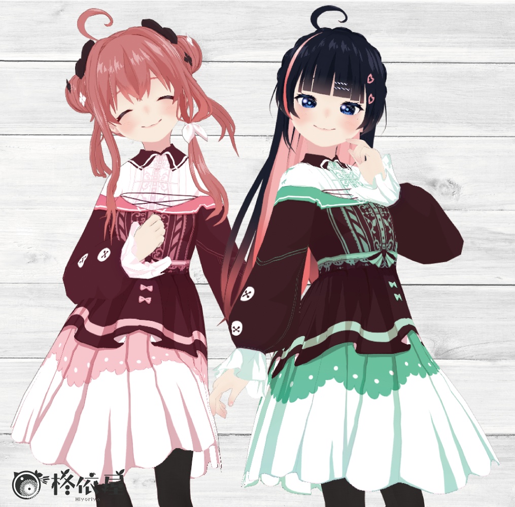 【VRoid】バレンタインワンピース2024 -Valentine Dress2024-