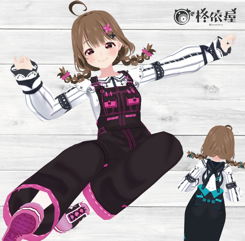 【VRoid】ラビットオーバーオール -Rabbit-Overall-