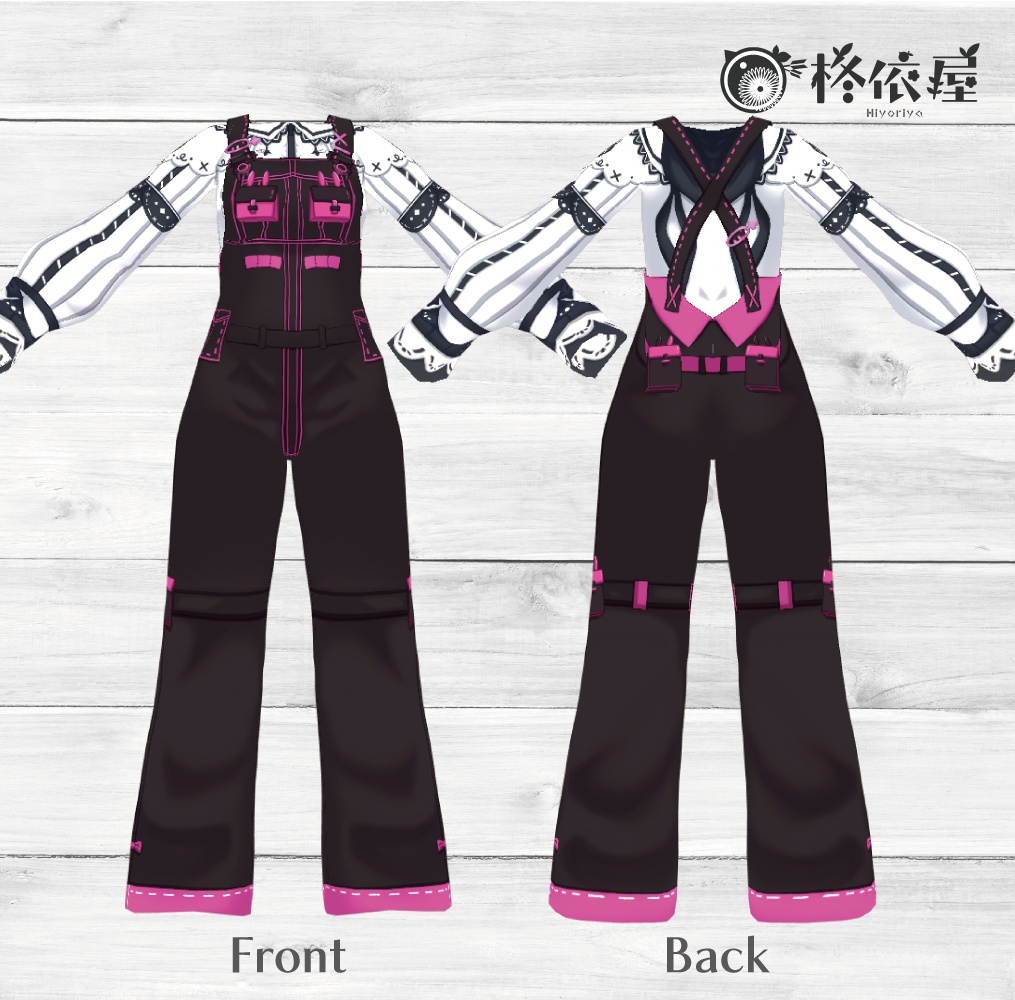 【VRoid】ラビットオーバーオール -Rabbit-Overall-