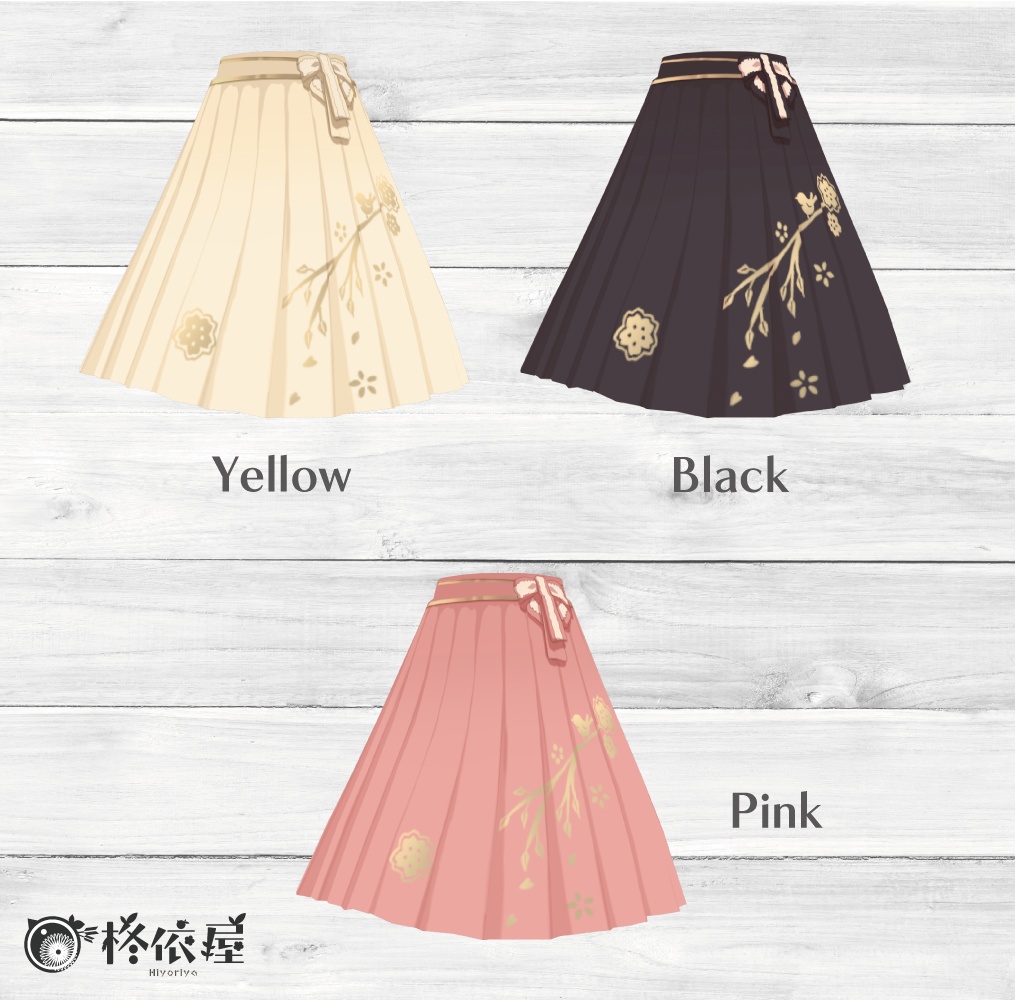 【VRoid】桜袴 -Sakura Hakama-
