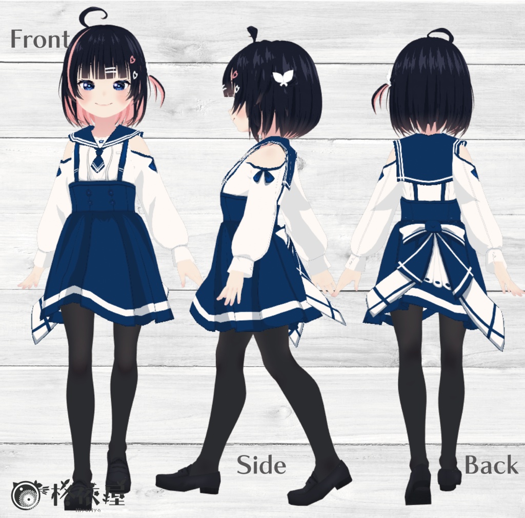 【3Dモデル】ちびっこ桜夜&梓乃 -VRMデータ無料DL|Child Sakuya & Shino