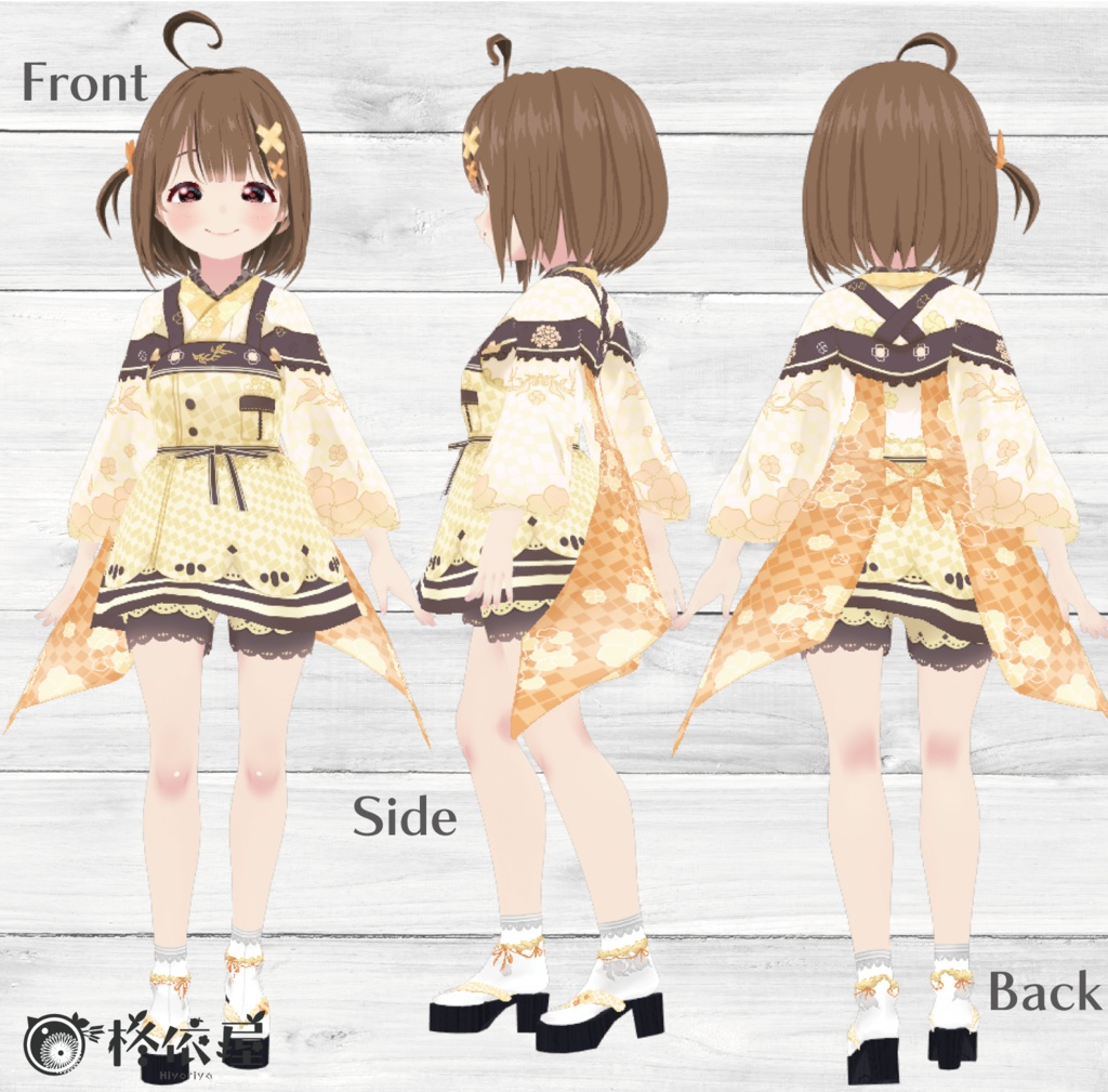 【3Dモデル】ちびっこ桜夜&梓乃 -VRMデータ無料DL|Child Sakuya & Shino