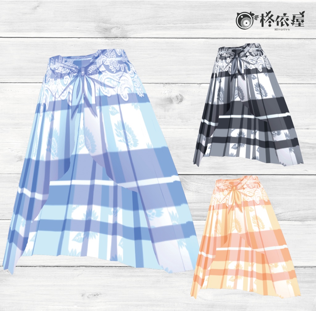 【VRoid】向日葵ビキニパレオ -Bikini pareo-