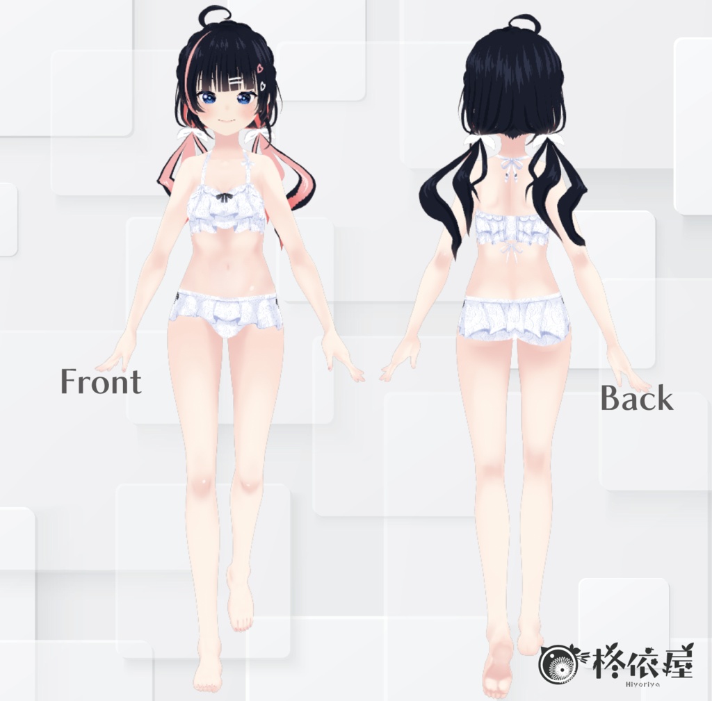 【3Dモデル】琴華-VRMデータ無料DL|Kotoha