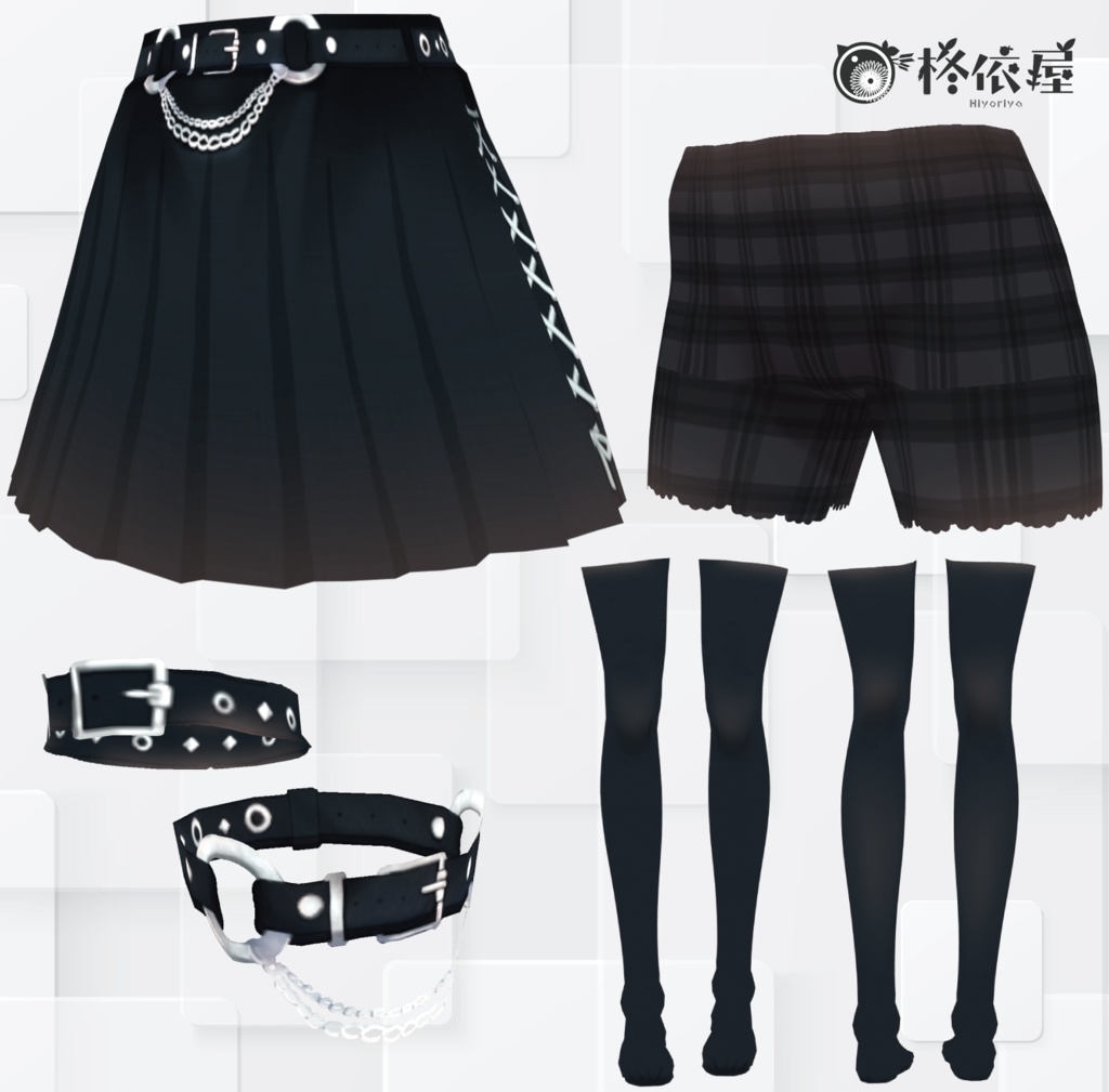 【VRoid】サブカル夏フェスコーデ|Subculture Fes style