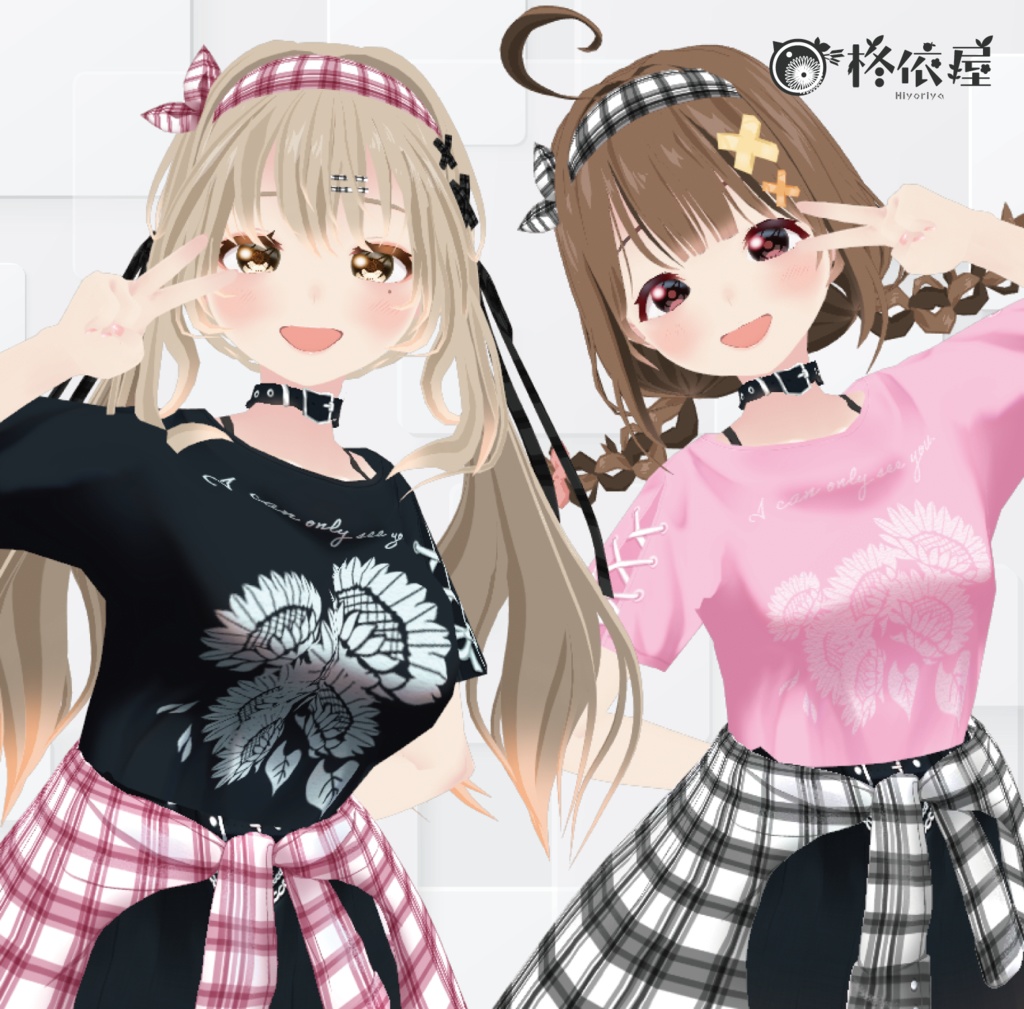 【VRoid】サブカル夏フェスコーデ|Subculture Fes style