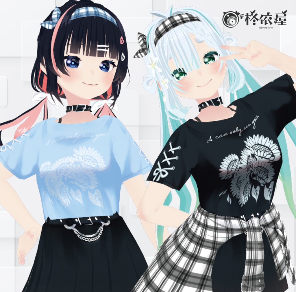 【VRoid】サブカル夏フェスコーデ|Subculture Fes style