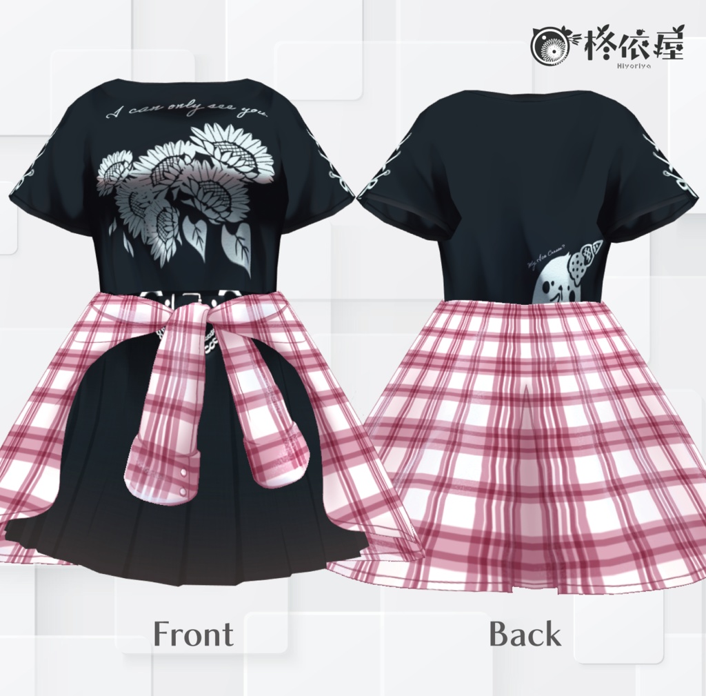 【VRoid】サブカル夏フェスコーデ|Subculture Fes style