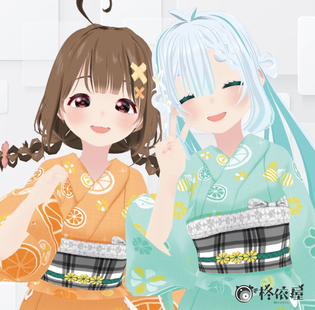 【VRoid】レモン浴衣|Lemon-Yukata