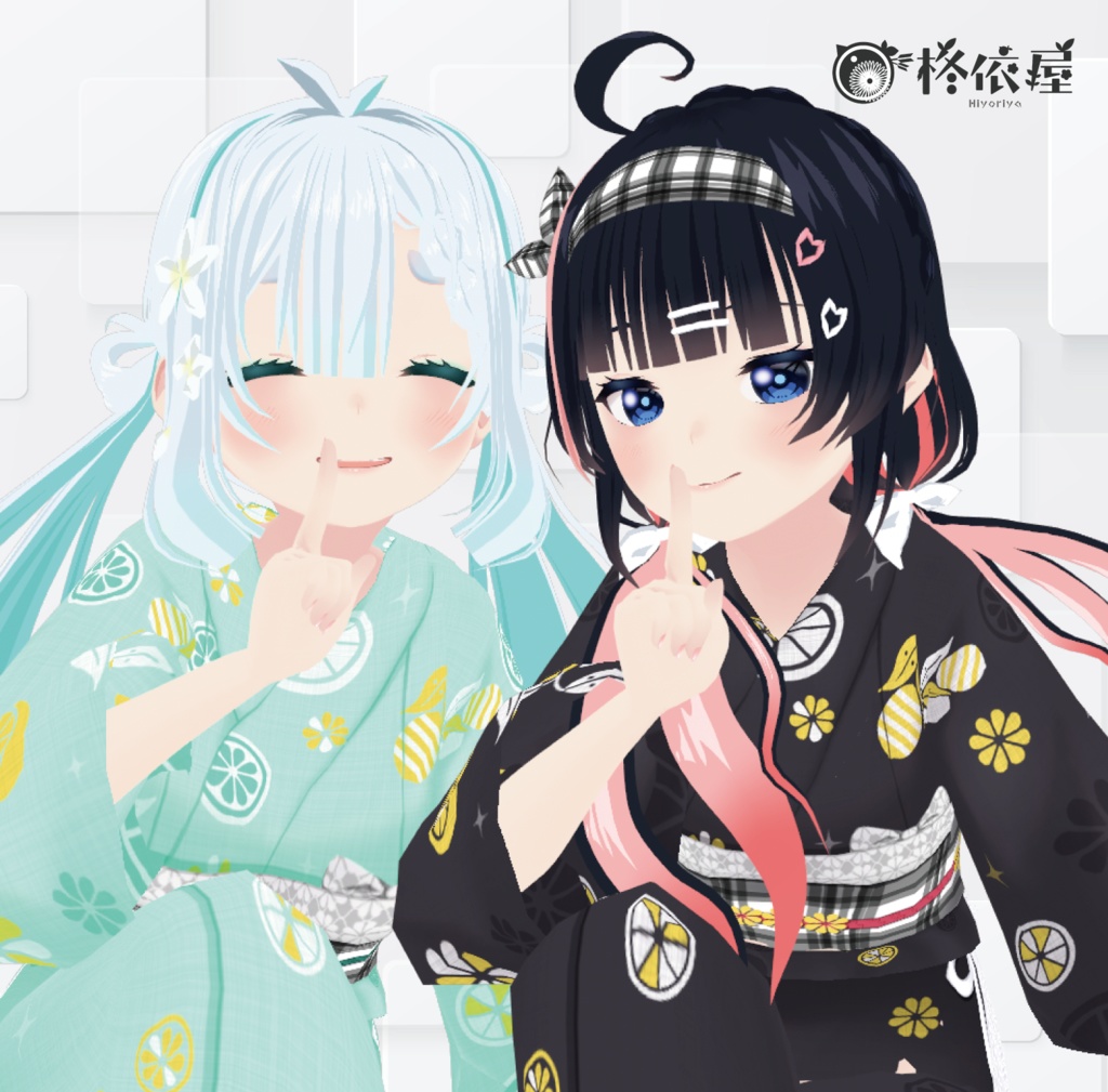 【VRoid】レモン浴衣|Lemon-Yukata